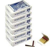 D.D. Bean & Sons White 300 Matchbooks, Wedding Birthday Wholesale, Made in America, 6 Pack