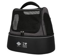 D&D Cat Carrier I Love Happy Cats 'Phoebe' Black 50X35X40 Cm