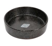 D&D Cat Food/Water Bowl Jasper Black Marble, 200ml, 5.31in