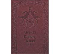 D&D Character Campaign Journal Notebook | Twin Dragon d20 Red Leather Design: 7 x 10 in. Notebook | 160 Pages |D&D Player Character Journal Notebook for TTRPGs | Pathfinder | 5e |