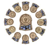 D&D Class Coaster Wood Laser-Engraved with Cube Tray - DND Classes for Dungeons and Dragons Fans (Paladin)