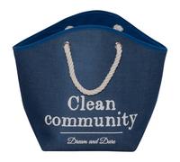 D&D Dog Bed Home Collection Pet Cave Blue 27X24X38Cm Cushion Included