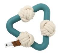 D&D Dog Toy Milou Lagoon Blue 17X18.5Cm Rubber Cotton Rope For Dogs
