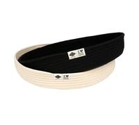 D&D Home I Love Happy Cats Jess Cat Cotton Rope Basket Bed for Cat, 45 cm x 45 cm x 7 cm Size, Beige