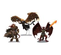 WizKids Dungeons and Dragons Icons of the Realms Miniatures, Archdevils - Bael, Bel, and Zariel, DnD Miniatures