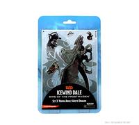 D&D Idols of The Realms Miniatures: Icewind Dale: Rime of The Frostmaiden: 2D Set 3 (Young Adult White Dragon)
