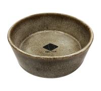 D&D Jasper Feeding And Drinking Bowl For Dogs - Ceramic, Sand, Modern, Sturdy