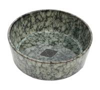 D&D Jasper Feeding And Drinking Bowl Green Marbled For Dogs, Ceramic