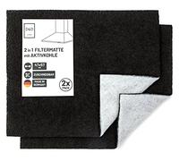 D&D Living 2 in 1 filter mat with activated carbon - universal grease filter and odour filter for cooker hoods