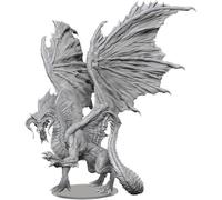 WizKids D & D Nolzur's Marvelous Miniatures: Adult Black Dragon - Unpainted Figure, RPG, Dungeons & Dragons