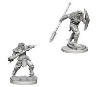 D&D Nolzur's Marvelous Miniatures - Dragonborn Male Fighter with Spear (73340)