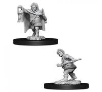 WizKids Unpainted Miniature – Male Halfling Rogue – D&D Nolzur's Marvelous – W11