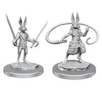 WizKids D&D Nolzur's Marvelous Unpainted Miniatures – Harengon Rogues (90487)