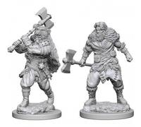 Wiz Kids LLC Human Male Barbarian: D&D Nolzurs Marvelous Unpainted