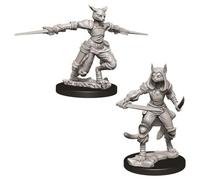 Dungeons & Dragons D&D Nolzur's Marvelous Miniatures - Female Tabaxi Rogue (6 Units)