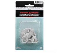 D&D Nolzur's Marvelous Miniatures - Tortle Druid & Wild Shape Giant Lizard (90707)