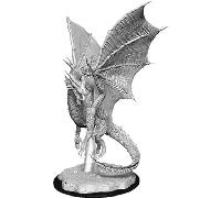 WizKids D&D Nolzurs Marvelous Upainted Miniatures: Wave 11: Young Silver Dragon