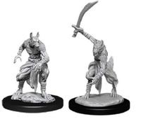 D&D NOLZUR'S MARVELOUS UNPAINTED MINIATURES JACKALWERE (PACK OF 6)