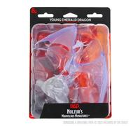 D&D NOLZURS MARVELOUS UNPAINTED MINIATURES W17 YOUNG EMERALD DRAGON
