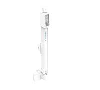 D&D Technologies MagnaLatch ML3TPKAWT, Pool & Child Safety Gate Lock & Latch (Top Pull, Magnetic, Key-Lockable, White) for Any Square Post gate