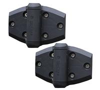 D&D TECHNOLOGIES TCA3S3 Series 3 TRU SELF Closing Safety GATE Hinge, 1 Pair, Black