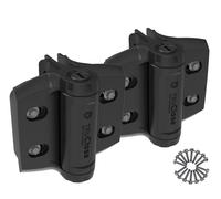 D&D Technologies TCHDRND2S3 TruClose Round Post Gate Hinges, for Self Closing Chain Link Gates up to 154 Pounds, for 1 7/8 Gate Diameter, 2 Count