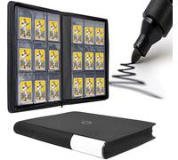 D DACCKIT Semi Rigid Card Holders Binder - Fits 540 Cards, Premium Ringless 9 Pocket Card Binder Compatible for Sports & Trading Cards