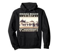 D-day 2026 82nd Anniversary Normandy D-Day Omaha Beach 1944 Pullover Hoodie
