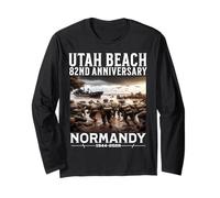 D-Day 2026 82nd Anniversary Normandy D-Day Utah Beach 1944 Long Sleeve T-Shirt