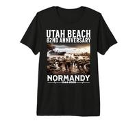 D-Day 2026 82nd Anniversary Normandy D-Day Utah Beach 1944 Premium T-Shirt