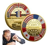 D Day 80th Coin - for 80th of D Day, Challenge Coin ' | D Day 80th , Second War Mon