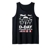 D-Day 81st Anniversary 1944 Paratroopers Veteran Tribute Men Tank Top