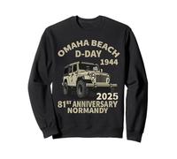 D-Day 81st Anniversary 2025 Normandy D-Day Omaha Beach 1944 Sweatshirt