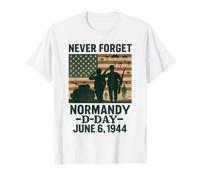 D-Day 81st Anniversary Normandy Paratrooper Military Tribute T-Shirt