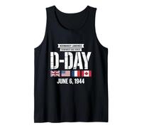 D-Day 82nd Anniversary Remembrance 1944-2026 Veteran Day Tank Top
