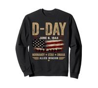 D-Day 82nd Anniversary WWII Normandy Invasion Vintage War Sweatshirt