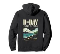 D-DAY |JUNE 6, 1944| Commemorative Edition|Normandy landings Pullover Hoodie