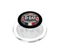 D-Day June 6, 1944 Normandy France Circular Allied Flags PopSockets PopGrip for MagSafe