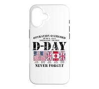 D-Day June 6, 1944 Normandy France Never Forget Distressed Case for iPhone 16