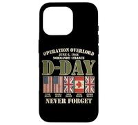 D-Day June 6, 1944 Normandy France Never Forget Faded Case for iPhone 16 Pro
