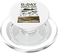 D-Day June 6, 1944 Normandy Paratroopers Remember & Honor PopSockets PopGrip for MagSafe