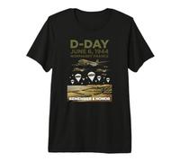 D-Day June 6, 1944 Normandy Paratroopers Remember & Honor Premium T-Shirt