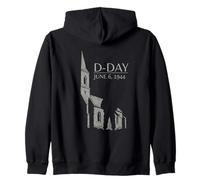 D-DAY |JUNE 6, 1944| Sainte-Mère-Église Zip Hoodie