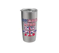 D-Day Normandy Beaches 80th Anniversary Commemorative WWII Stainless Steel Insulated Tumbler