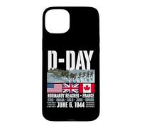 D-Day Normandy Beaches France June 6 1944 Forever Honored Case for iPhone 15 Plus