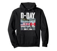 D-Day Normandy Beaches France June 6 1944 Forever Honored Pullover Hoodie