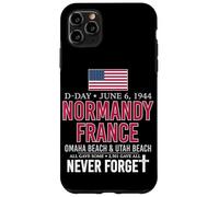 D-Day Normandy France Omaha Beach Utah Beach Never Forget Case for iPhone 11 Pro Max