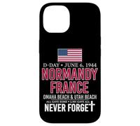 D-Day Normandy France Omaha Beach Utah Beach Never Forget Case for iPhone 14