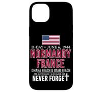 D-Day Normandy France Omaha Beach Utah Beach Never Forget Case for iPhone 14 Plus