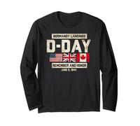 D-Day Normandy Landings Remember and Honor Aged Long Sleeve T-Shirt